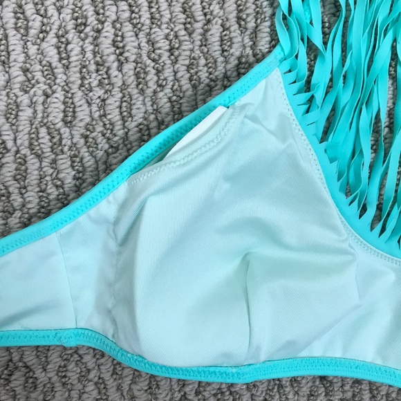 Victoria's Secret Fringe Halter Bikini Top - Size Small - Picture 3 of 6